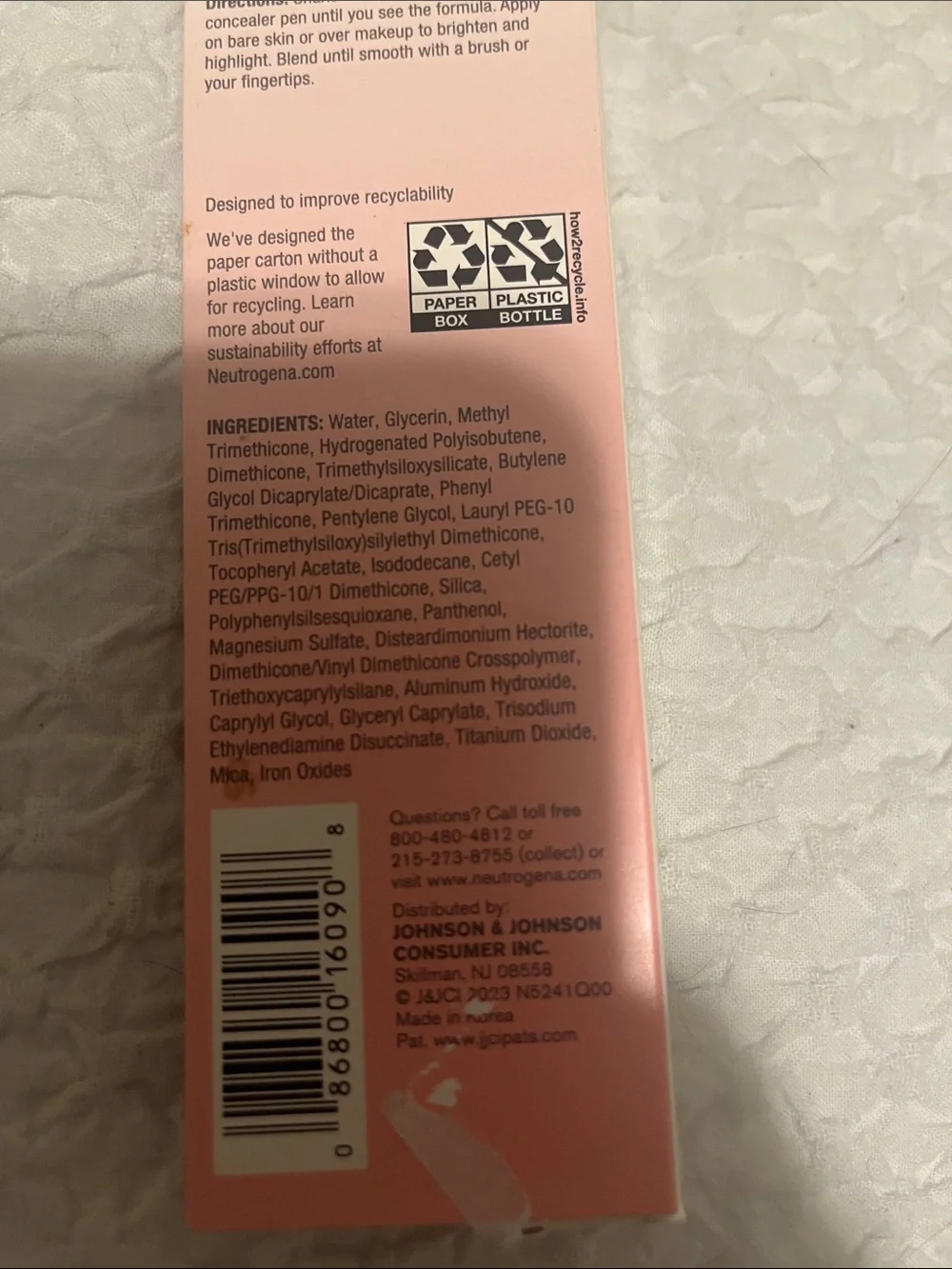 NWT Neutrogena Glow Perfector Pen Neutral